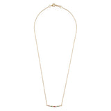 Gold Rainbow Curve Necklace