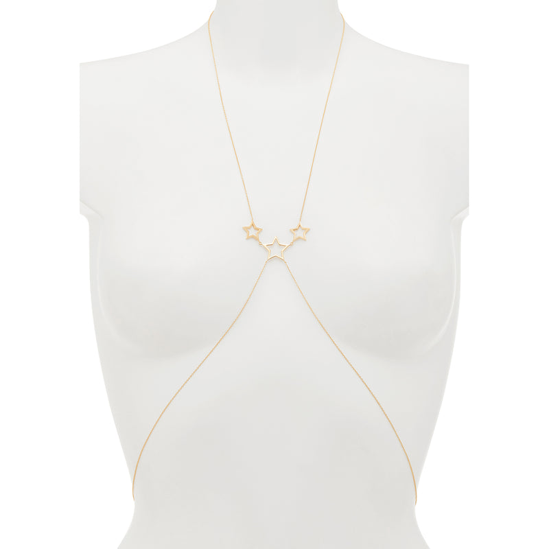 Rose Gold Star Body Chain