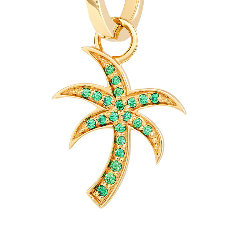 Palm Charm Hoops