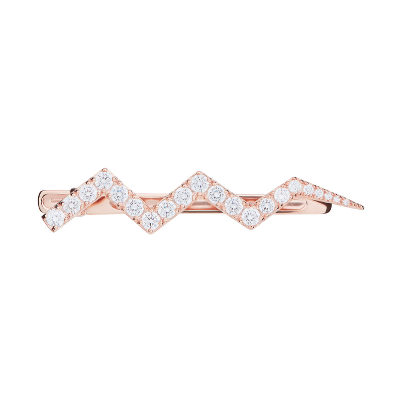 Rose Gold Heartbeat Hair Clip