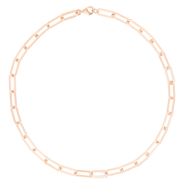 Rose Gold Short Chain Necklace