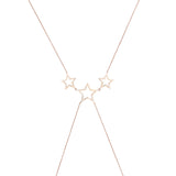 Rose Gold Star Body Chain