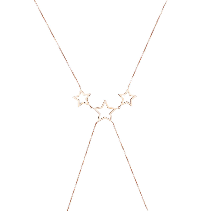 Rose Gold Star Body Chain