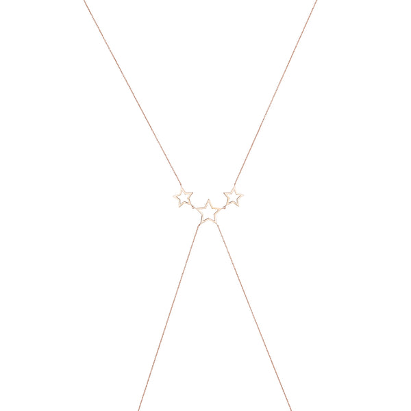 Rose Gold Star Body Chain