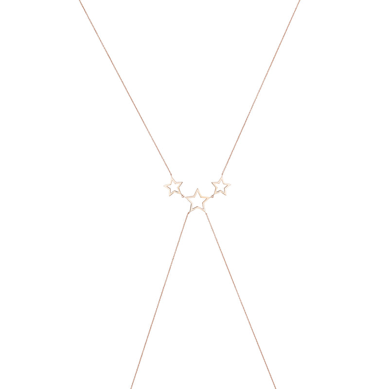 Rose Gold Star Body Chain