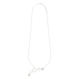 Silver Rainbow Star Cluster Necklace